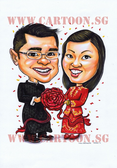 Wedding Caricature